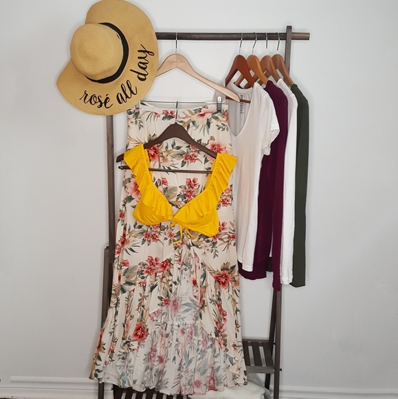 Ruffled baithing suit top - Picture 4 of 5